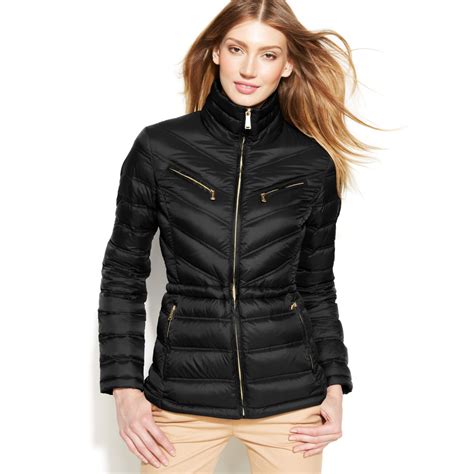 michael kors women's puffer jackets|Michael Kors padded jackets women.